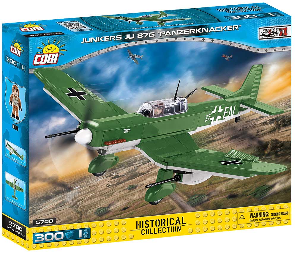 Cobi Sturzkampfflugzeug Junkers JU 87 G 5700 Panzerknacker 300 Teile