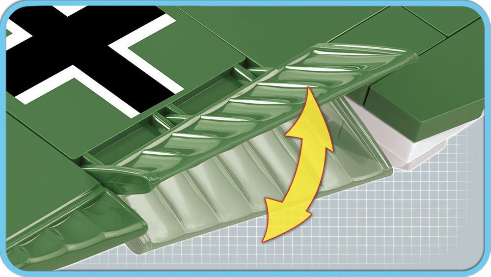 Cobi Sturzkampfflugzeug Junkers JU 87 G 5700 Panzerknacker 300 Teile – Bild 4