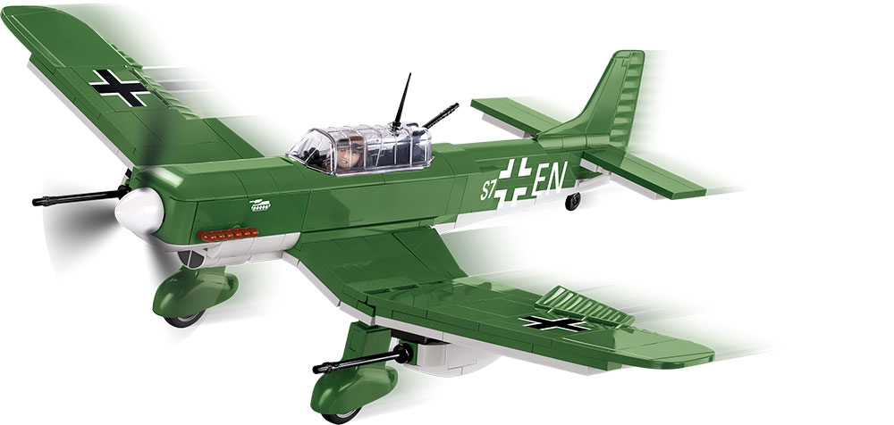 Cobi Sturzkampfflugzeug Junkers JU 87 G 5700 Panzerknacker 300 Teile – Bild 8