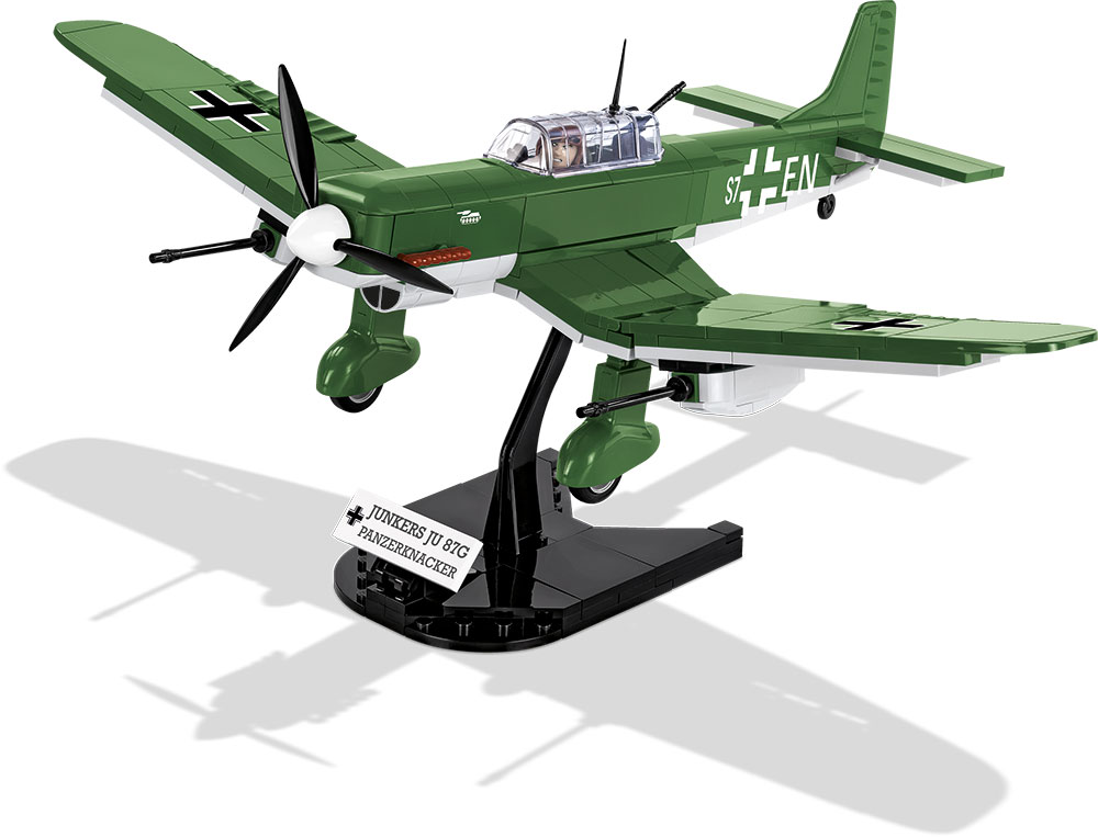 Cobi Sturzkampfflugzeug Junkers JU 87 G 5700 Panzerknacker 300 Teile – Bild 7