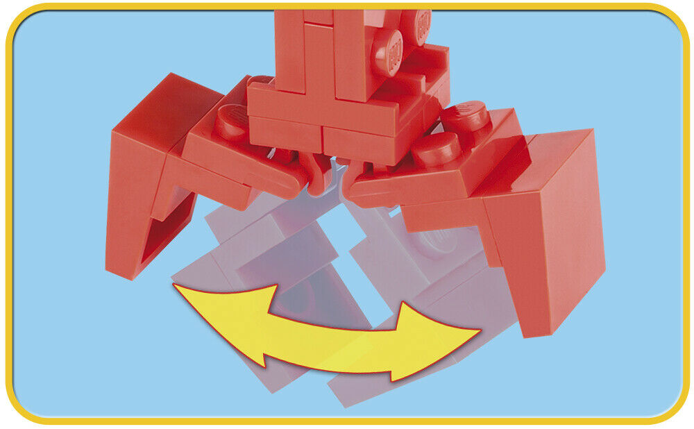 Cobi Action Town Demolition Site 1675 Bausatz Baustelle Kran Traktor Bausteine – Bild 6