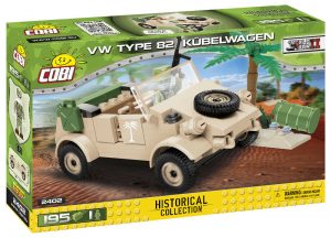 Cobi 2402 VW Type 82 Kübelwagen Bausatz WW2 195 Teile / 1 Figur