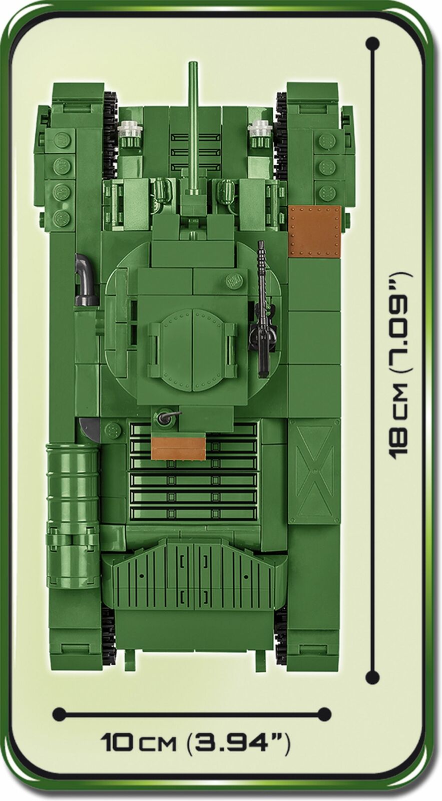 Cobi Panzer Valentine MK. III 2521 Bausatz 406 Teile 1 Figur Historical Collection – Bild 6
