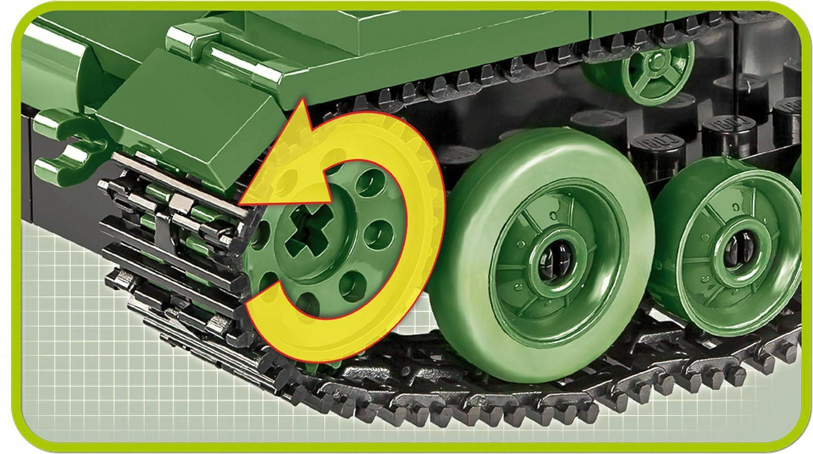 Cobi Panzer Valentine MK. III 2521 Bausatz 406 Teile 1 Figur Historical Collection – Bild 8