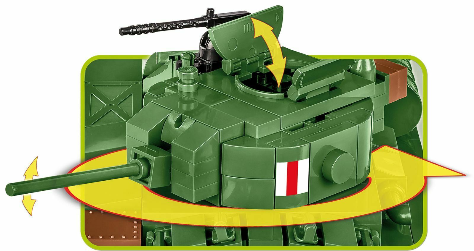 Cobi Panzer Valentine MK. III 2521 Bausatz 406 Teile 1 Figur Historical Collection – Bild 7