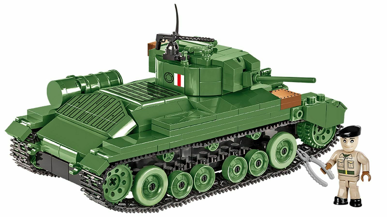Cobi Panzer Valentine MK. III 2521 Bausatz 406 Teile 1 Figur Historical Collection – Bild 4