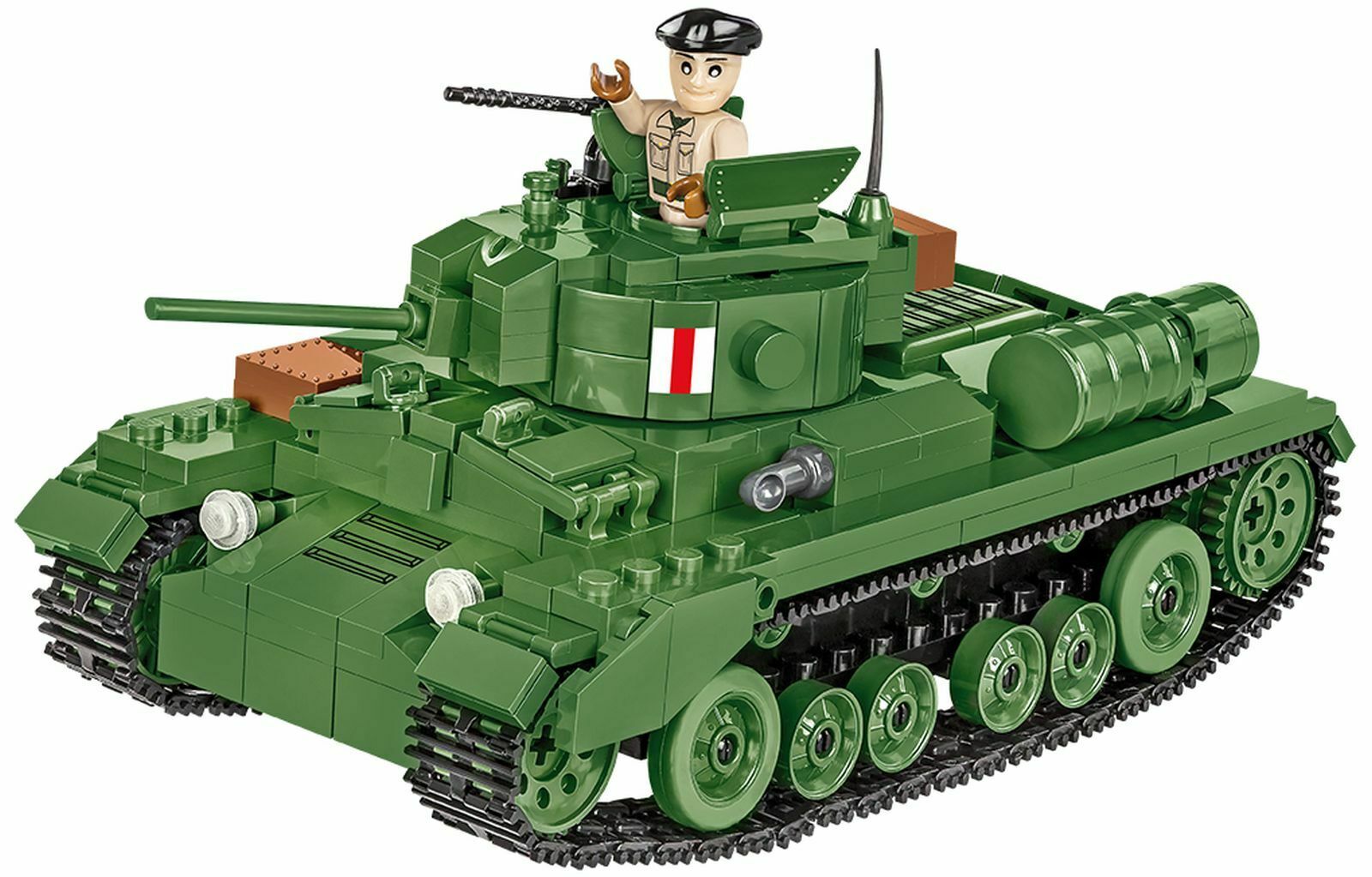 Cobi Panzer Valentine MK. III 2521 Bausatz 406 Teile 1 Figur Historical Collection – Bild 3