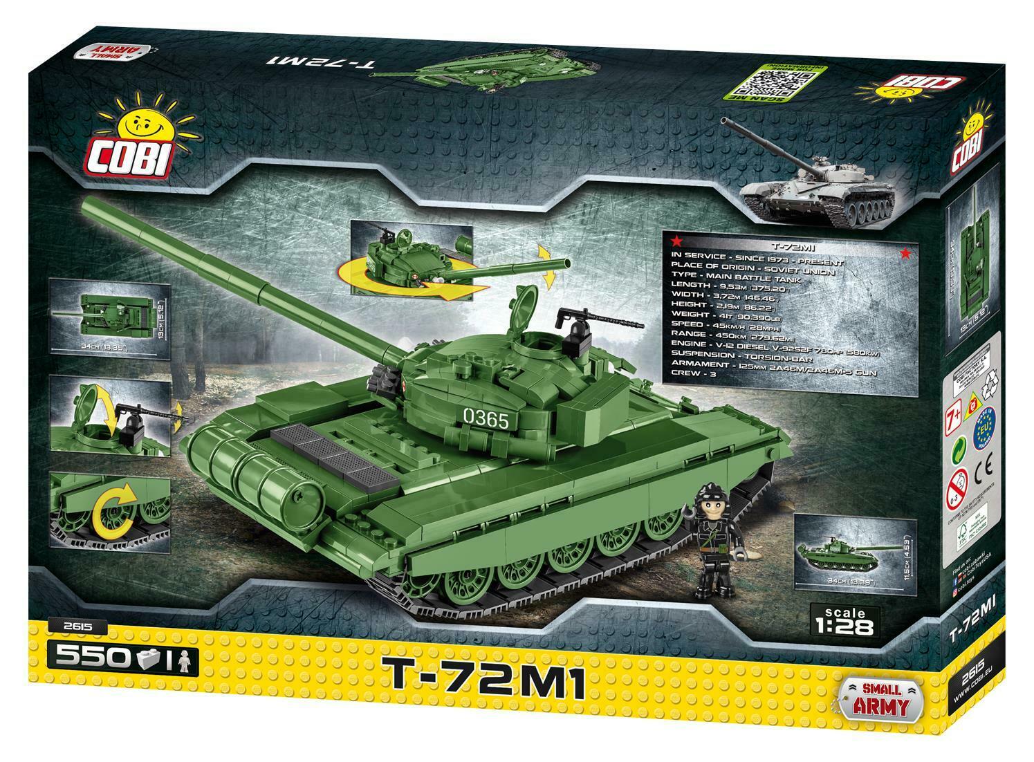 Cobi Panzer T-72 M1 2615 Armed Forces  Sowjetischer Basistank – Bild 2